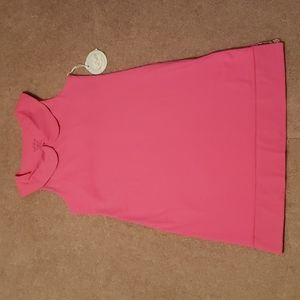 NWT Out 2 Launch Women's Pink Peter Pan Collar Golf Dress